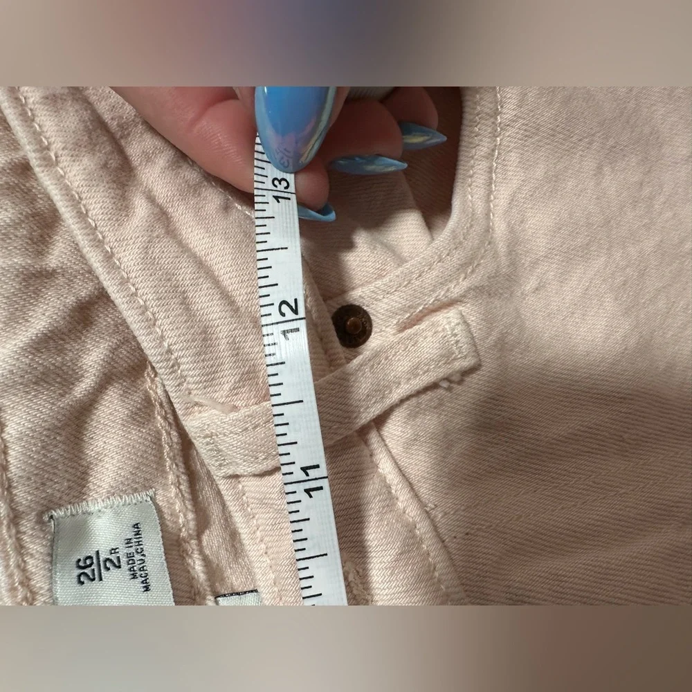 Abercrombie 90’s Relaxed Straight Jean Light Pink - Picture 10 of 12